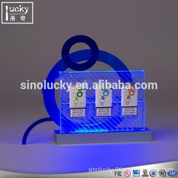 Acrylic Cigarette LED Lighting Base Display Shelf